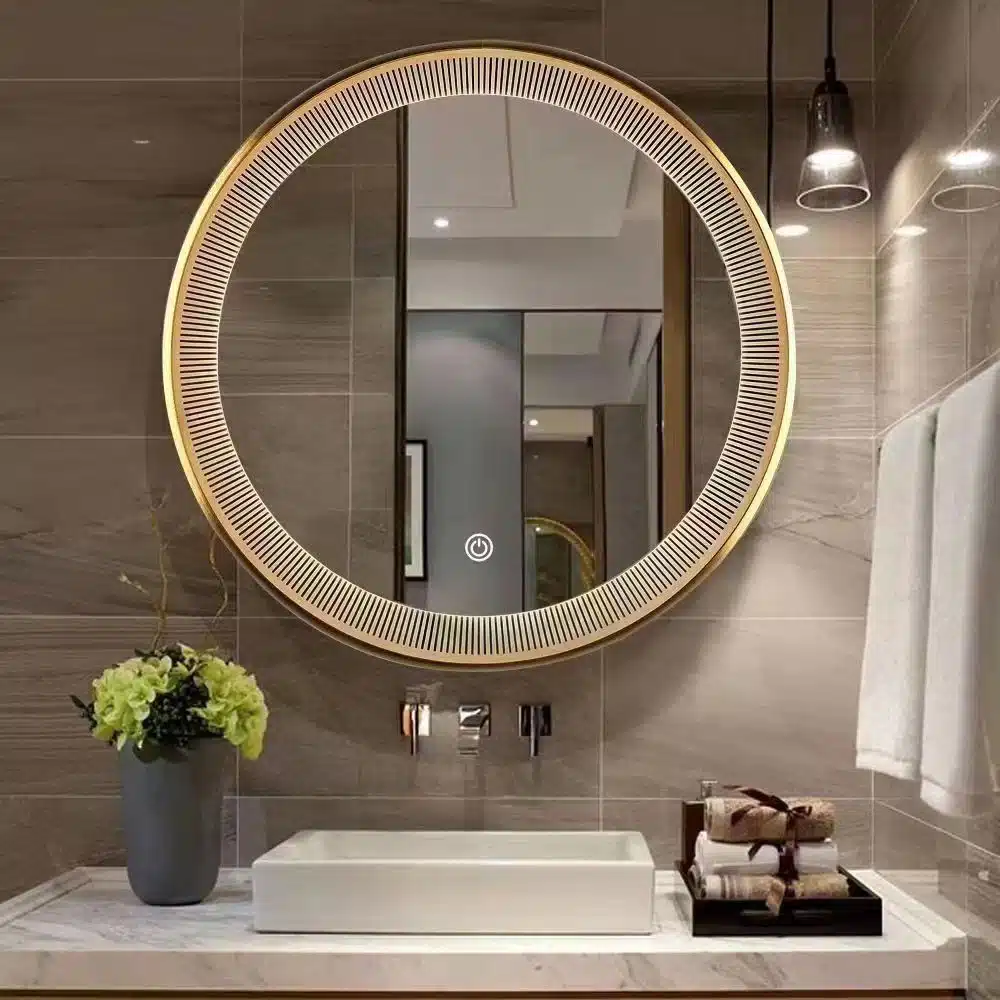 מראה מוארת דגם דובדבן