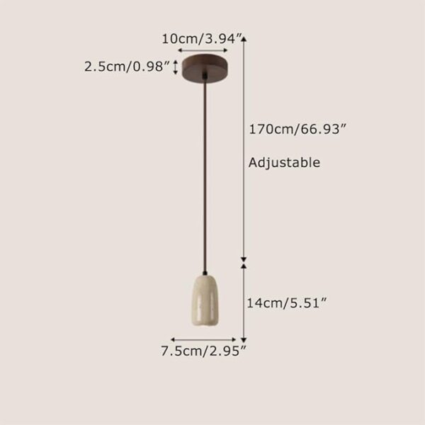 ⁦טרוורטין תלוי דגם לומינוס - TRAVERTINE LUMINOUS⁩ – תמונה ⁦4⁩