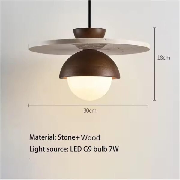 ⁦טרוורטין תלוי דגם סטלה –  TRAVERTINE STELLA⁩ – תמונה ⁦2⁩